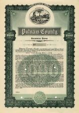 Putnam County Highway Bond - $1,000 - General Bonds picture