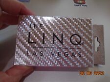 THE LINQ LAS VEGAS new with tags SILVER playing cards picture