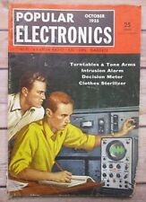 Vintage Popular Electronics Magazine October 1955 Radio TV Advertising 1950s ads picture