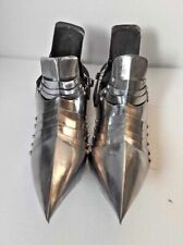 Medieval Sabatons Armor Sca Steel Knights Pair Of Shoes Cosplay Christmas Gift picture