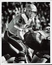 1982 Press Photo Illinois Quarterback #3 Tony Eason - afa30382 picture