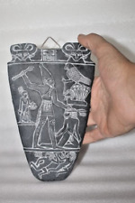 Rare stela Ancient Egyptian Antique Egyptian Palette King Narmer Egyptian BC picture