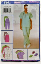 1998 Butterick Sewing Pattern 5601 Womens Medical Uniform Scrubs Sz 16-20 7624 picture