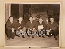Vintage Black & White Photograph Wadena Minnesota Fire Department Bowling 1949 picture