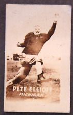 1948 PETE ELLIOTT Michigan American Football #2 Topps Magic Photo trading card picture