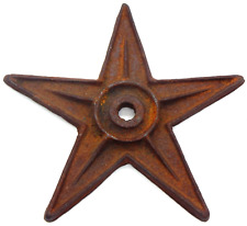 Cast Iron Primitive Star Shaped Heavy Rusted Patina 9