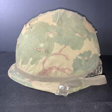 Vietnam War US M1 Infantry Helmet With Mitchell Cover Military USMC ARMY picture