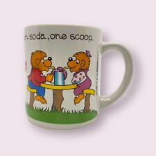 Vtg Berenstain Bears Mug  “COLD MILK HOT SOUP” 1987 Princess House Exclusive picture