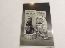 Advertising Bacardi Rum  1950s Postcard RON EXTRA SECO / DRY picture