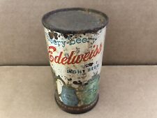 #9 Vintage EDELWEISS Light Flat Top Beer Can Cheery-Beery (AS-IS) picture