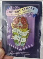 The LGBT Armory Pride Weapon Enamel Pin Gladius Gay picture