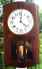 Antique 1910 Seikosha Regulator Wall Clock - VIDEO - RUNS - ORIGINAL - BEAUTY picture