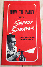 vintage wr brown corp speedy sprayer how to paint brochure excellent condition picture