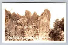 Pinnacles National Monument CA-California RPPC Three Sisters, Vintage Postcard picture