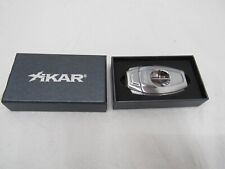 Xikar VX2 V-Cut Cigar Cutter Spring Loaded Brushed Silver picture