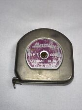 Vintage LUFKIN  Mezurall 10 FT Chrome Clad  C9210 Pocket Tape Measure  USA made picture