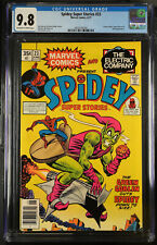 SPIDEY SUPER STORIES 23 CGC 9.8 ONLY 10 ON CENSUS SPIDEY AND GREEN GOBLIN picture