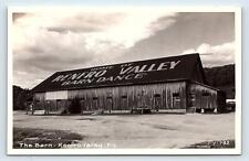 RPPC RENFRO VALLEY, KY Kentucky ~ The BARN DANCE BARN c1950s  Postcard picture