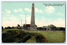 1923 Groton Monument View From Old Fort Griswold Groton Connecticut CT Postcard picture