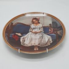 Norman Rockwell Waiting At The Dance Vintage 80's Decorative Collector Plate picture