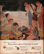 1955 Vintage ad United Brewers Foundation Art Douglas Crockwell    03/13/23 picture