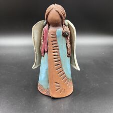 Native American Red Clay Sculpted Angel Figurine 7