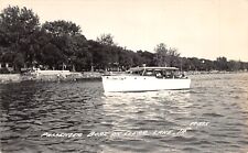 Clear Lake IA Iowa Passenger Boat MISS CLEAR LAKE RPPC Postcard 4781 picture