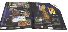 2003 XIII Thirteen 13 Your Number Is-Up PS2 Game = 2pg Promo PRINT AD picture