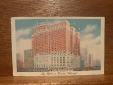 The Palmer House Chicago Vintage Postcard 1941 Postmark  picture
