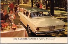 1962 AMC RAMBLER CLASSIC Car Advertising Postcard 