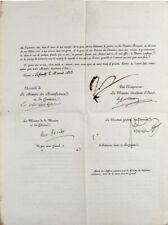 Napoleon Bonaparte Signed 13.25x18.25 1813 American Ships Passport JSA #XX50070 picture
