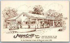 Vtg East Bridgewater Massachusetts MA Joppa Grill Restaurant Postcard picture