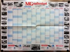 MG Enthusiast Magazine 1987 Year Planner poster, unmarked picture
