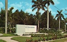 Postcard FL Punta Gorda Welcome Park Posted 1971 Chrome Vintage PC J7464 picture