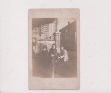 Postcard RPPC Real Photo 3 Young Women In Front Of Home Identified AZO 1904-1918 picture