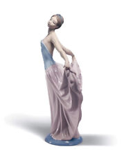Lladro The Dancer Ballerina Ballet Porcelain Figure 5050 Pink & Blue 1979 No Box picture
