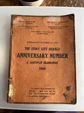 1940 Story City Herald Anniversary Number Quintuplet Celebration Iowa IA History picture