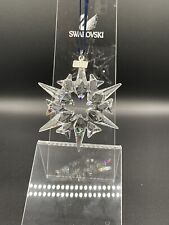 2007 Swarovski Rockefeller Center Crystal Snowflake Christmas Ornament 872200 picture
