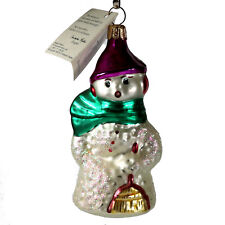 Christopher Radko SNOW SONG Christmas Ornament 95-040-0 NWT picture