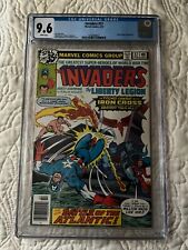 INVADERS 37 CGC 9.6 WHITE PAGES 2/1979 💎 1st LADY LOTUS AVENGERS picture