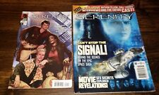Serenity Comic (Better Days) and Official Movie Magazine (from UK) picture