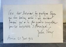 JULES VERNE The Father Of Science Fiction inscribed to an  American picture