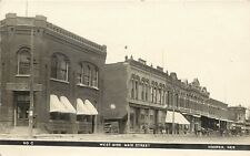 c1910 RPPC Postcard; West Side Main Street, Hooper NE Dodge County posted picture