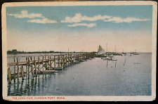 Vintage Postcard 1916 The Long Pier, Hyannis Port, Massachusetts (MA) picture
