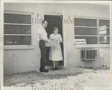 1965 Press Photo Dr. Harold Bonifield, Nurse Mrs. Donald Parke at New Building picture