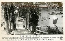 Frashers RPPC F5723 Columbia CA City Hotel Mark Twain-Bret Harte Trail Tuolumne picture