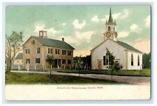 1909 Church And Schoolhouse Dennis Massachusetts MA Posted Antique Postcard picture