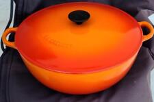 Le Creuset Large Chef's Oven – Flame Orange Color – VGC – GENTLY USED – QUALITY picture