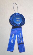 Original 1945 Baby Show First Prize Blue Ribbon picture