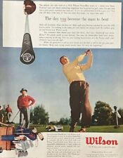 Rare 1950's Vintage Original Wilson Golf Golfing Driver Advertisement AD Snead picture